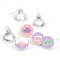 Big Dot of Happiness Pajama Slumber Party - Girls Sleepover Birthday Party Round Candy Sticker Favors - Labels Fits Chocolate Candy (1 sheet of 108)